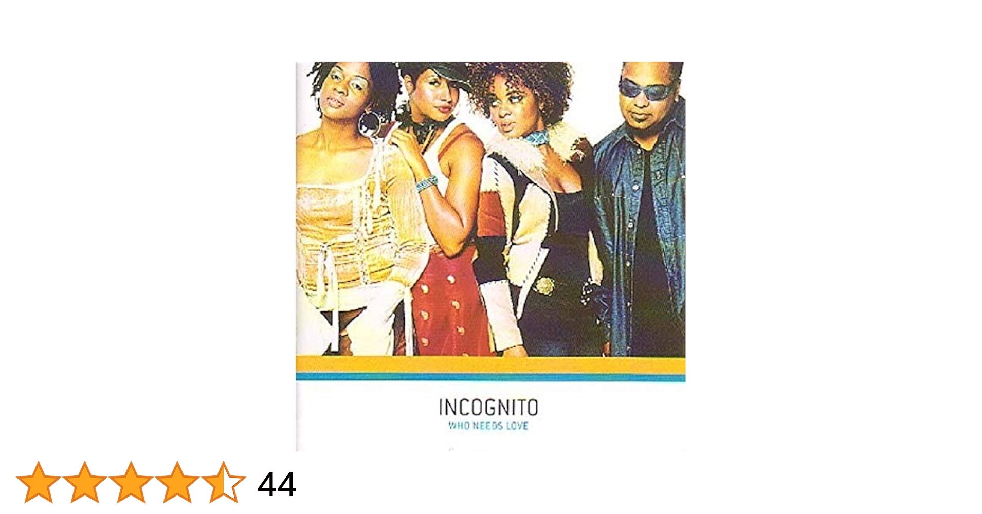 INCOGNITO/WHO NEEDS LOVE レコード Amazon.co.jp: Who Needs Love: ミュージック